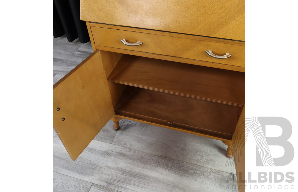 Veneered Drop Front Bureau