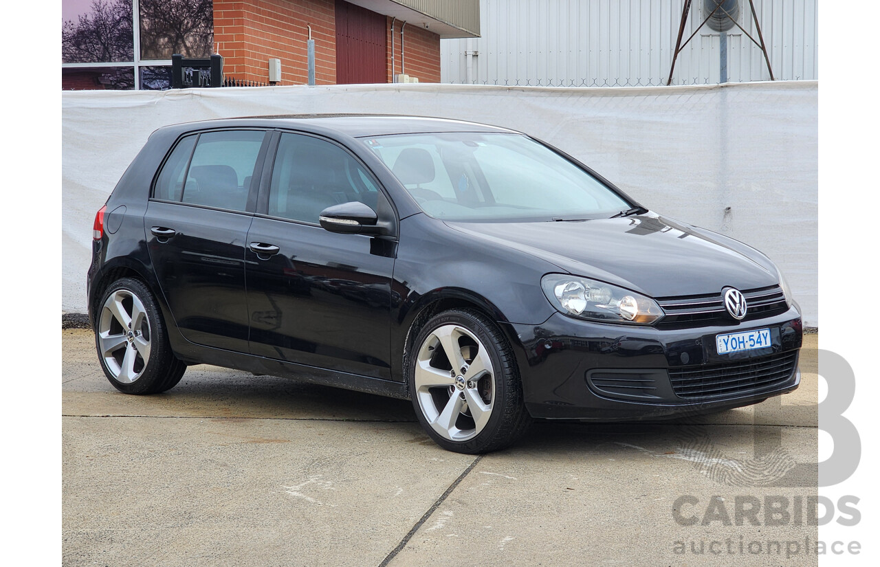 05/2010 Volkswagen Golf 118 TSI COMFORTLINE FWD 1K MY10 5D Hatchback Black 1.4L