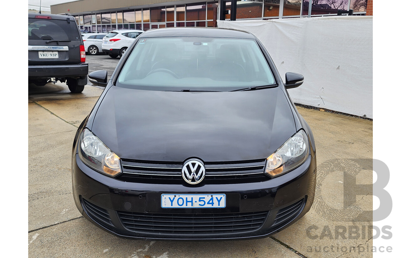 05/2010 Volkswagen Golf 118 TSI COMFORTLINE FWD 1K MY10 5D Hatchback Black 1.4L