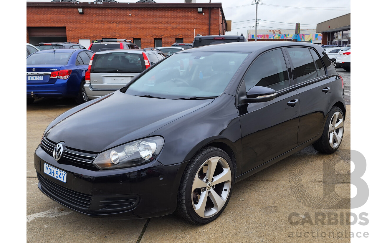 05/2010 Volkswagen Golf 118 TSI COMFORTLINE FWD 1K MY10 5D Hatchback Black 1.4L