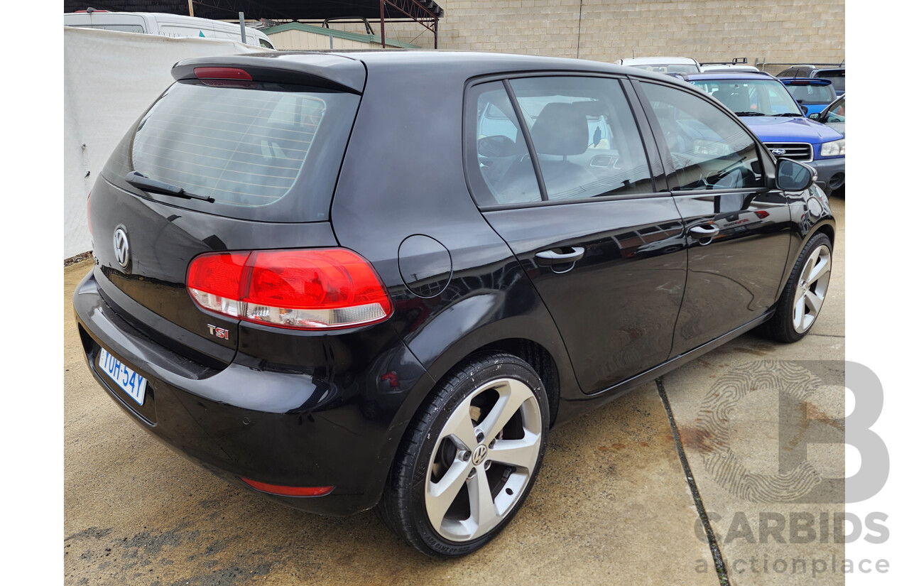 05/2010 Volkswagen Golf 118 TSI COMFORTLINE FWD 1K MY10 5D Hatchback Black 1.4L