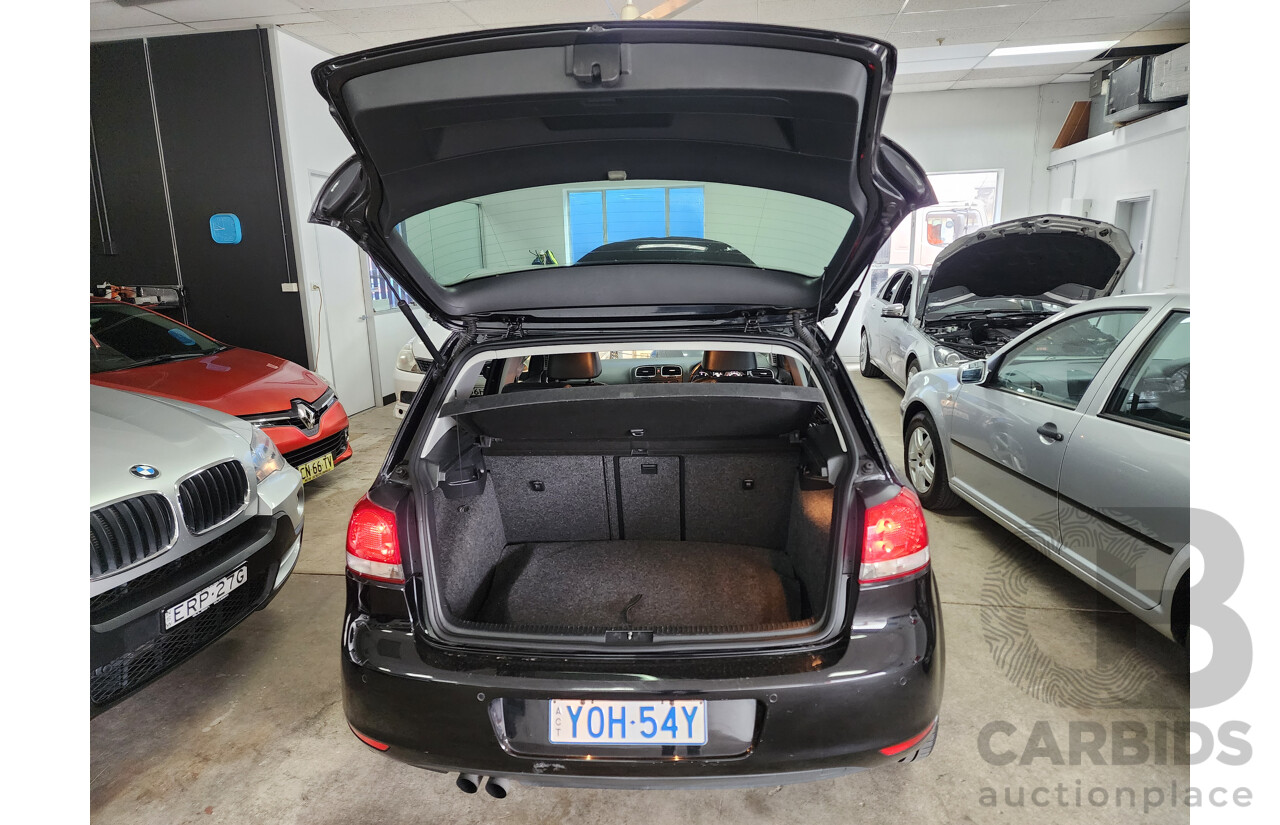 05/2010 Volkswagen Golf 118 TSI COMFORTLINE FWD 1K MY10 5D Hatchback Black 1.4L