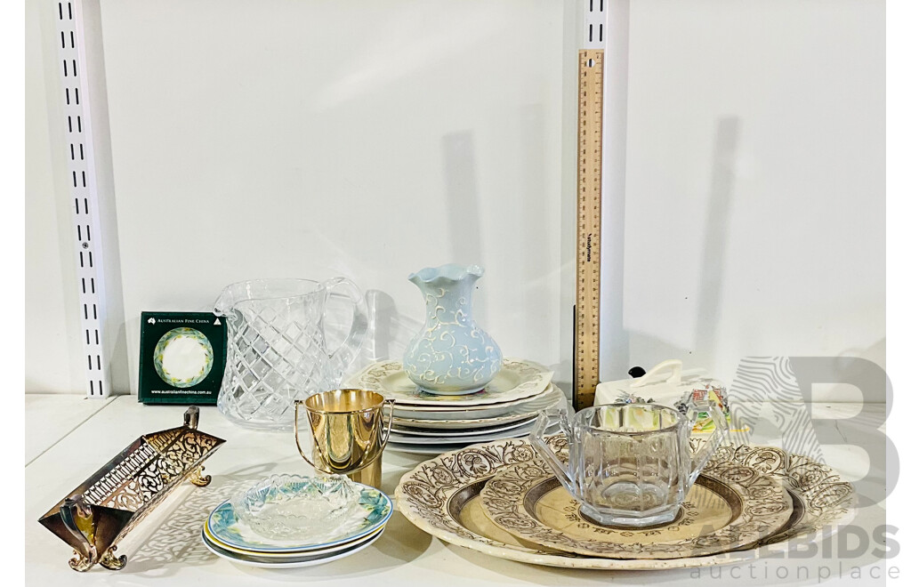 Collection of Vintage Porcelain, Glassware and More