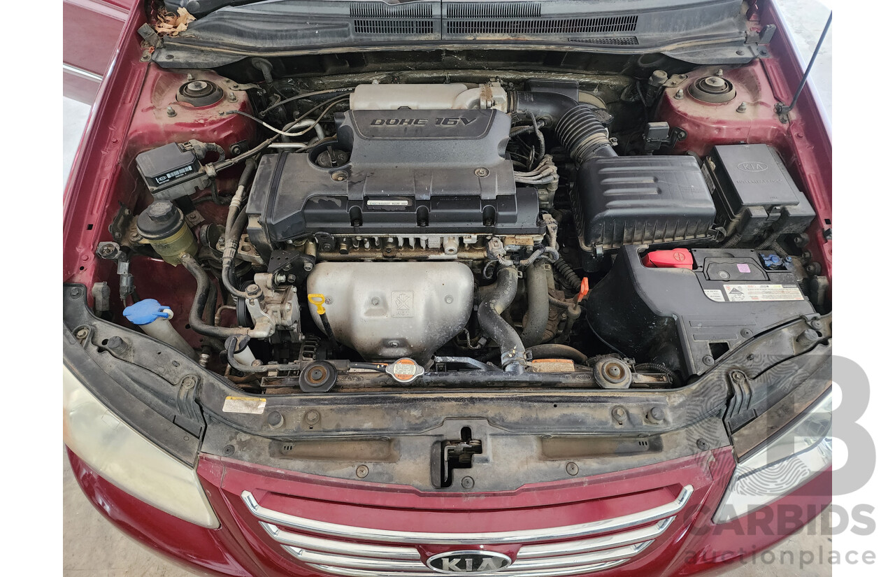 07/2007 Kia Cerato  FWD LD 5D Hatchback Red 2.0L