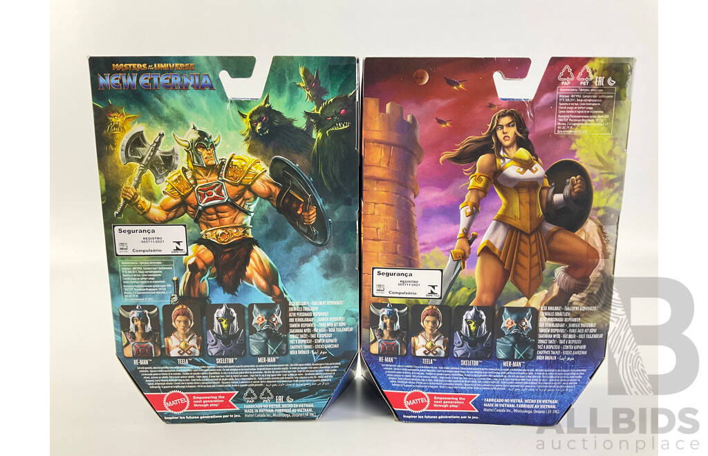 Mattel Masterverse Revelation/New Eternia He-Man and Teela in Original Packaging