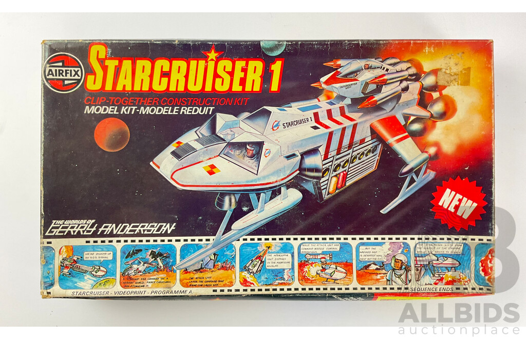 Vintage Airfix Plastic Model Starcruiser 1