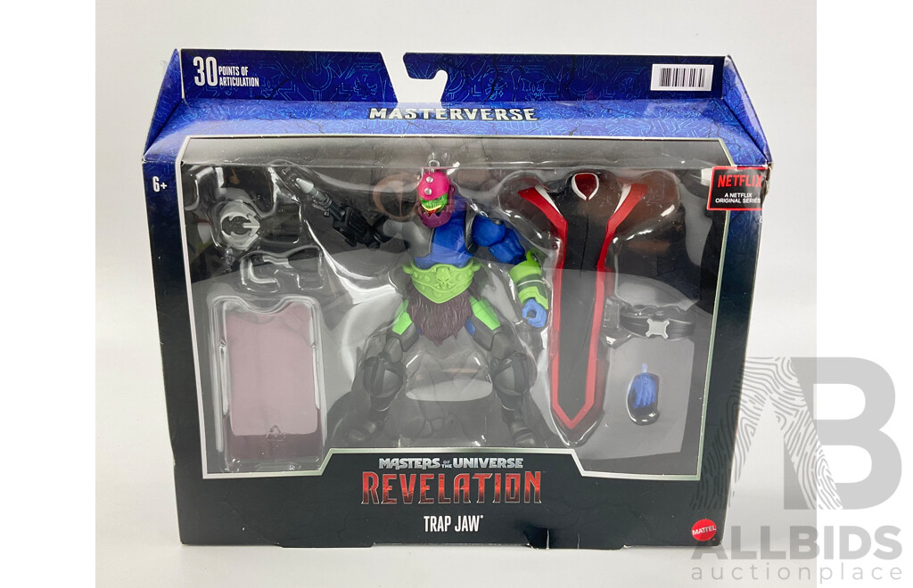 Mattel Masterverse Revelation Trap Jaw in Original Box