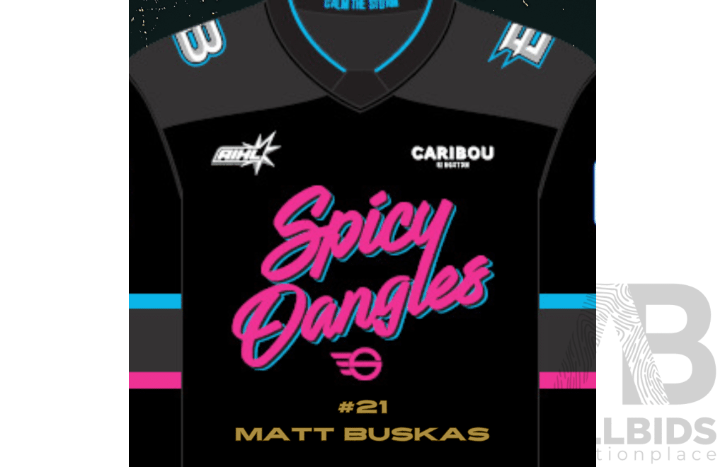 2024 Canberra Brave Spicy Dangles Jersey - #21 Matt Buskas