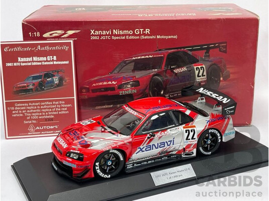 autoart 1/18 日産 GT-R R34 xanavi 2002 AUTOart 1/18 JGTC 2002 Xanavi Nismo GT-R R34 Mini Car | eBay