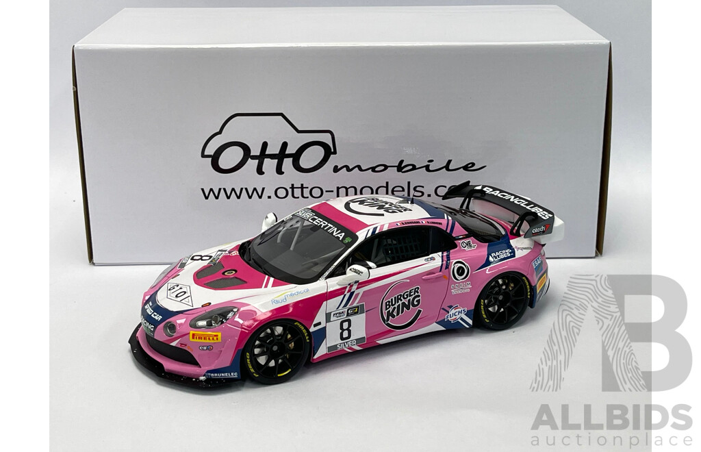 Ottomobile 2020 Alpine A110 GT4 Burger King Pink OT935 1:18 Scale - New