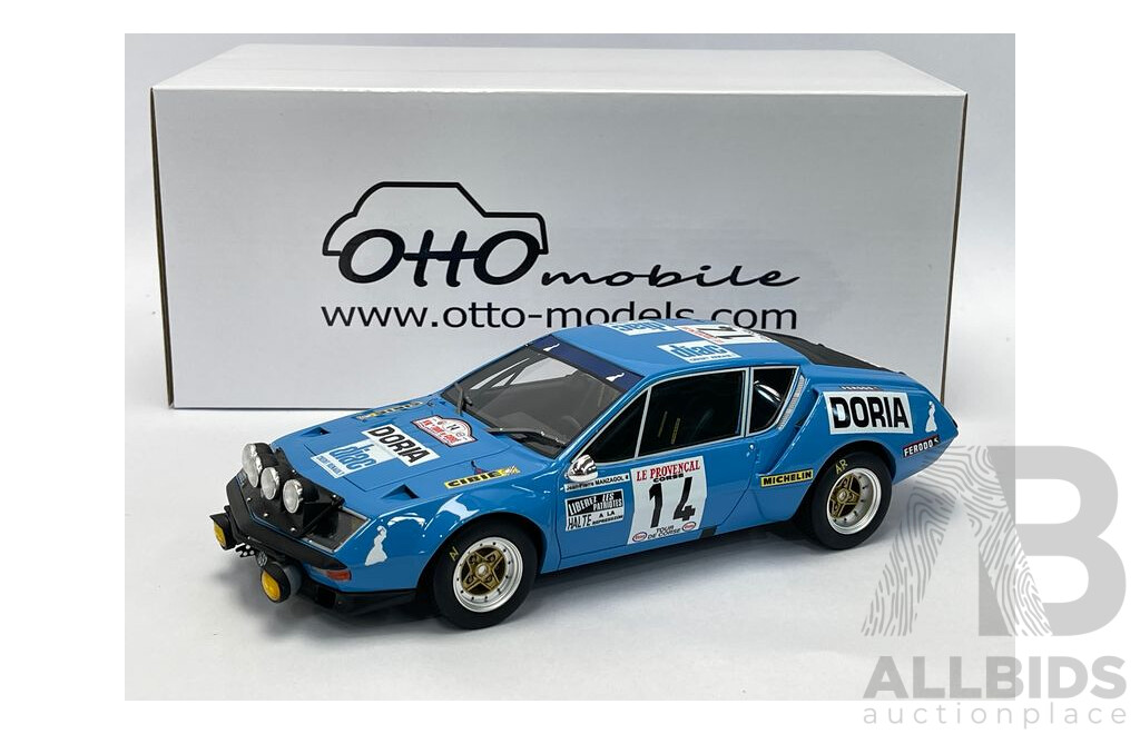 Ottomobile 1976 Alpine A310 1600 Gr.4 Tour De Corse 1:18 Scale Model Car - Brand New