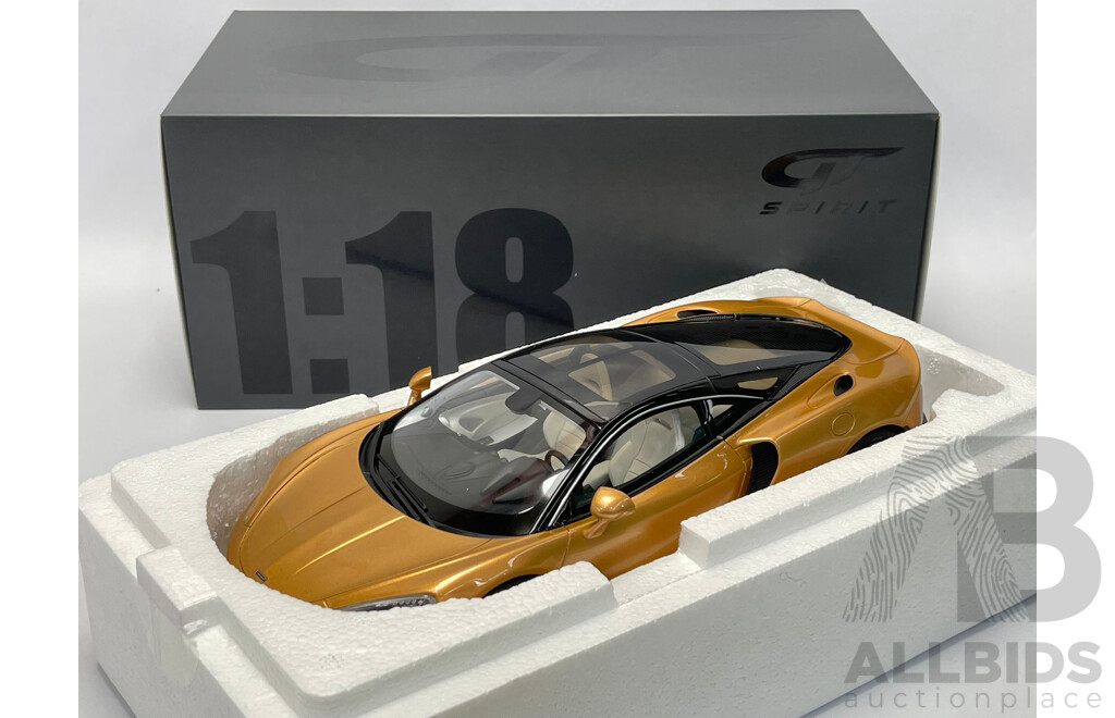 GT Spirit 2019 McLaren GT Burnished Copper 1:18 Scale Model Car - Brand New