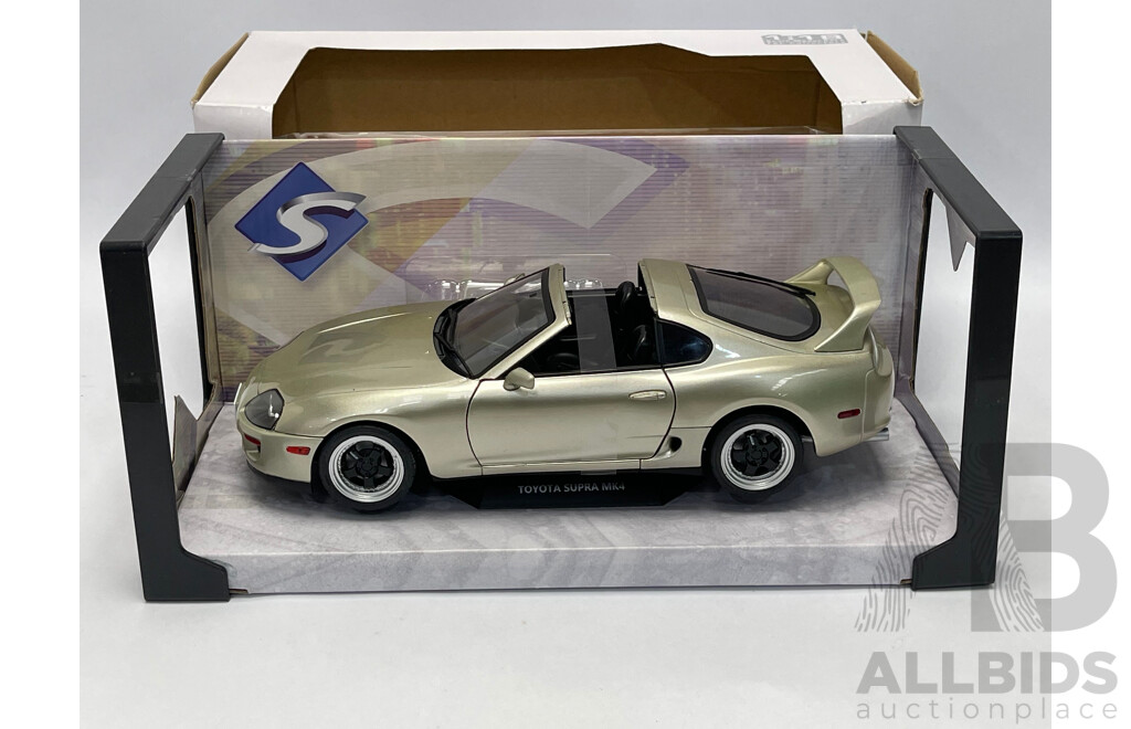 Solido 1998 Toyota Supra MK4 (A80) Targa Roof – Quicksilver FX  - 1/18 Scale