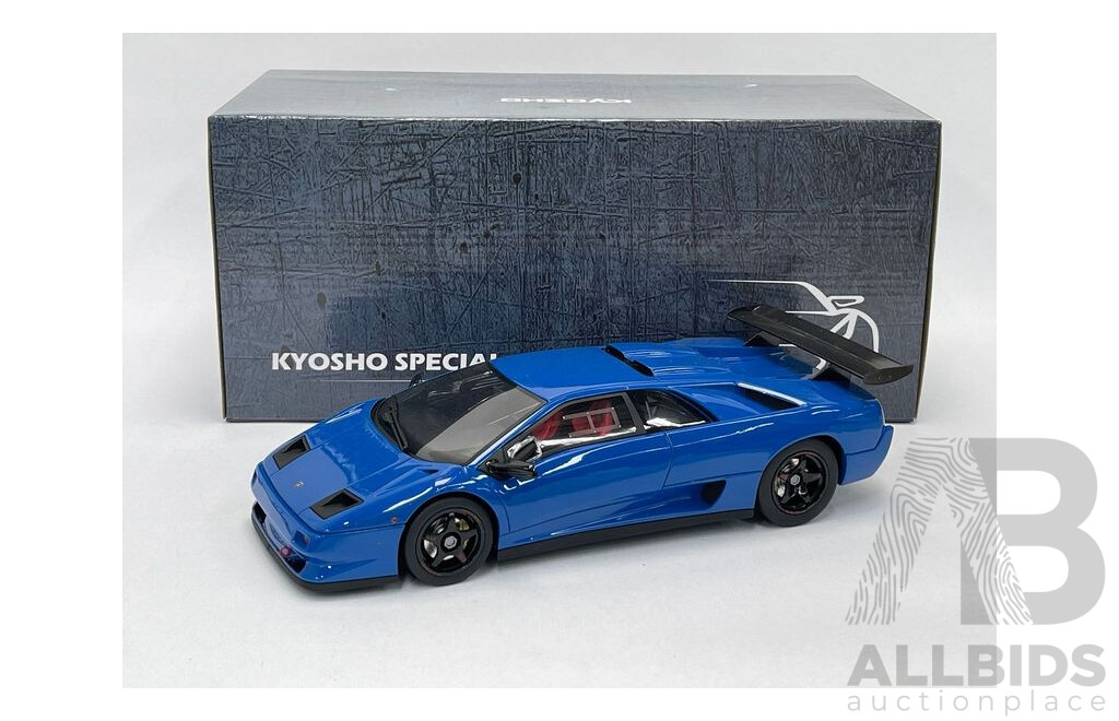 Kyosho Lamborghini Diablo SVR Blue 1:18 Scale Model Car - New