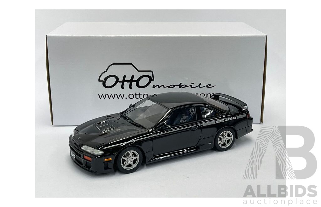 Ottomobile 1994 Nissan Silvia Nismo 270R S14 Black OT847 1:18 Scale Model Car - New