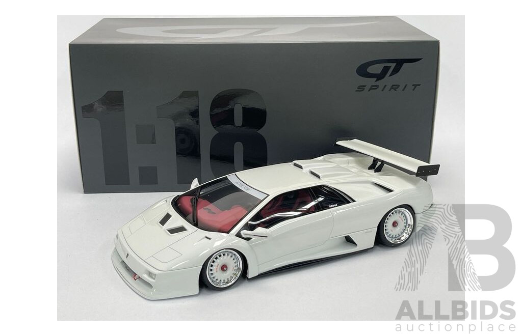 GT Spirit 2018 Lamborghini Diablo K.0. Madlane White GT330 1:18 Scale - New