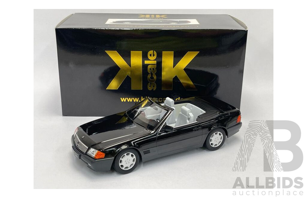 KK-Scale Mercedes Benz R129 SL500 Convertible & Hardtop Black 1:18 - New