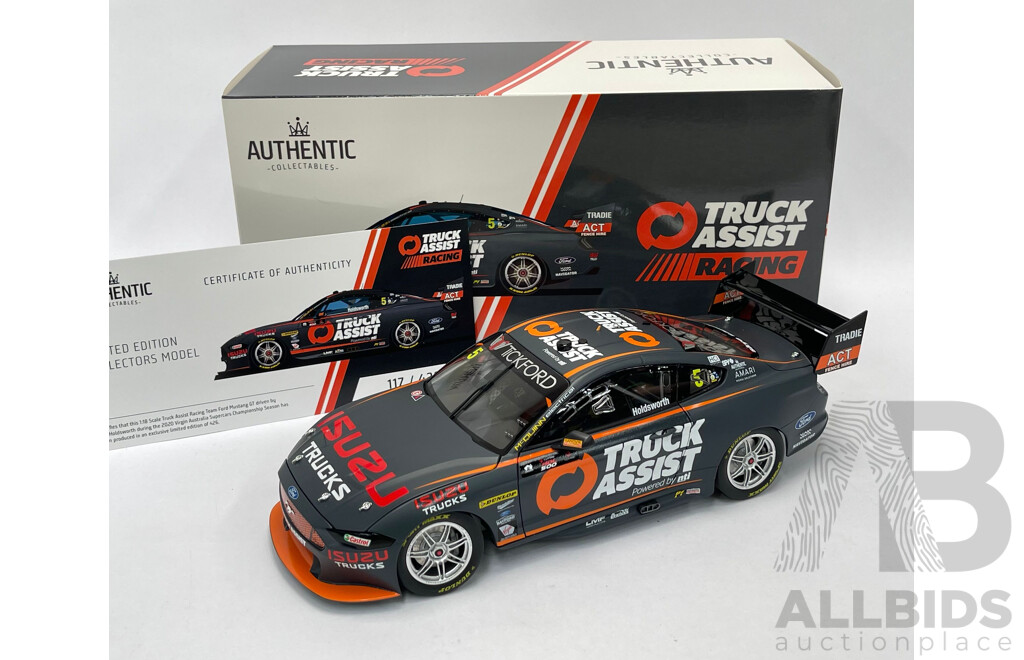 Authentic 2020 Ford Mustang GT Truck Assist Lee Holdsworth 1:18 Scale Model Car - New