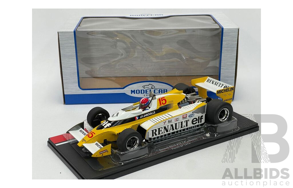 Model Car Group 1979 Renault RS10 Formula 1 France F1 Grand Prix Elf 1:18 - New *READ*