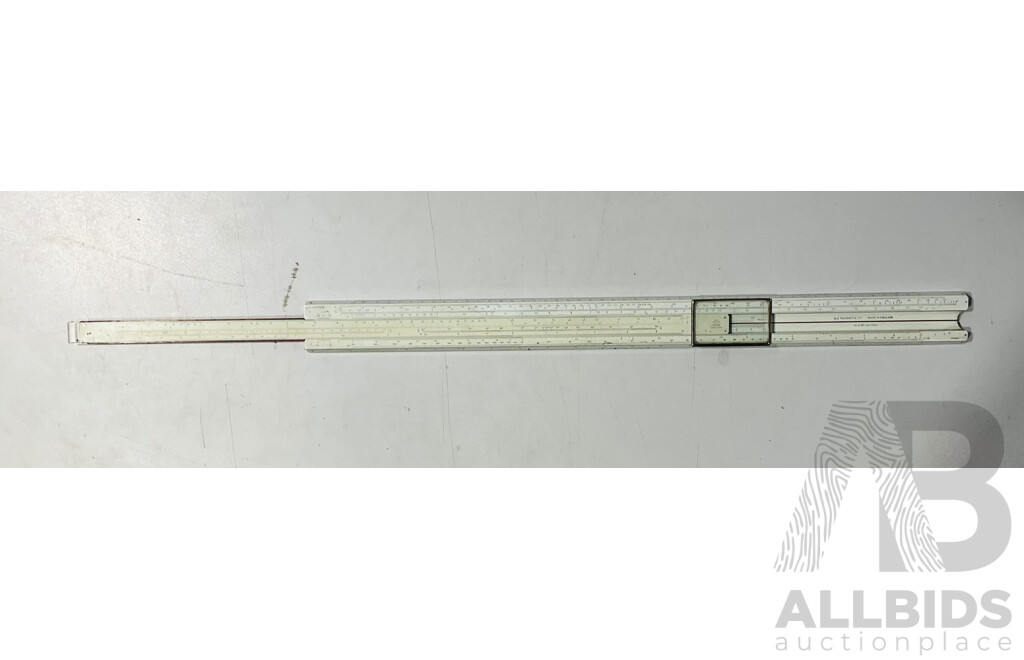 Vintage P.I.C Slide Rule - Approximately 120cm Extended