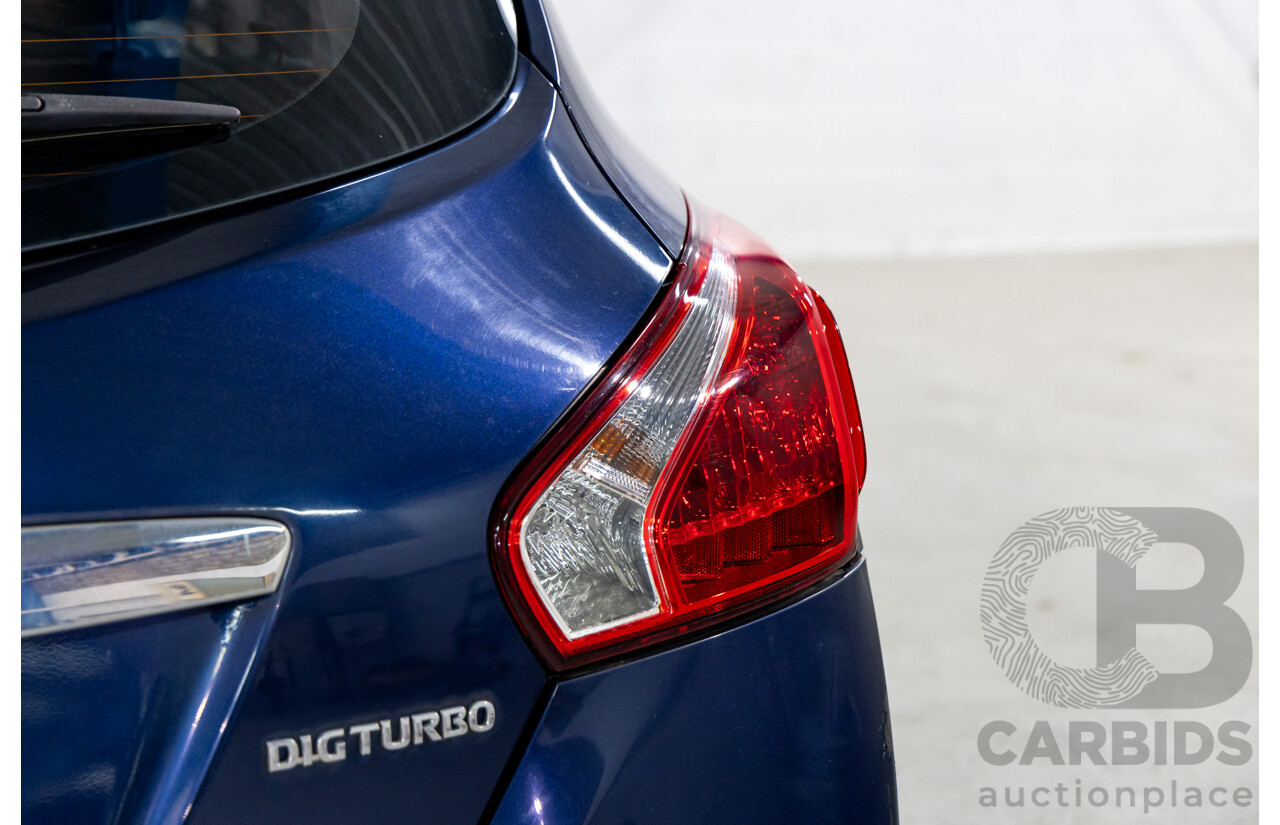 8/2015 Nissan Pulsar SSS C12 SERIES 2 5d Hatchback Deep Sapphire Metallic Turbo 1.6L