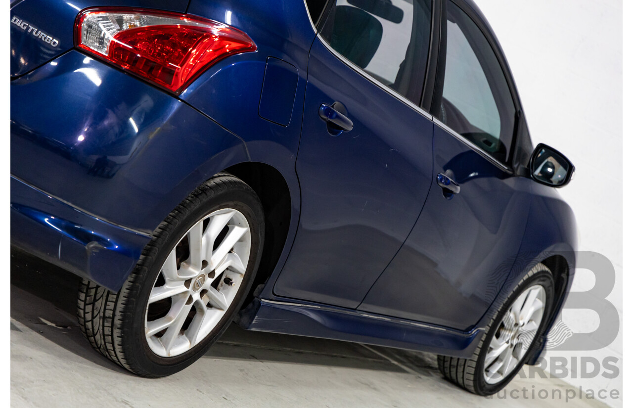 8/2015 Nissan Pulsar SSS C12 SERIES 2 5d Hatchback Deep Sapphire Metallic Turbo 1.6L