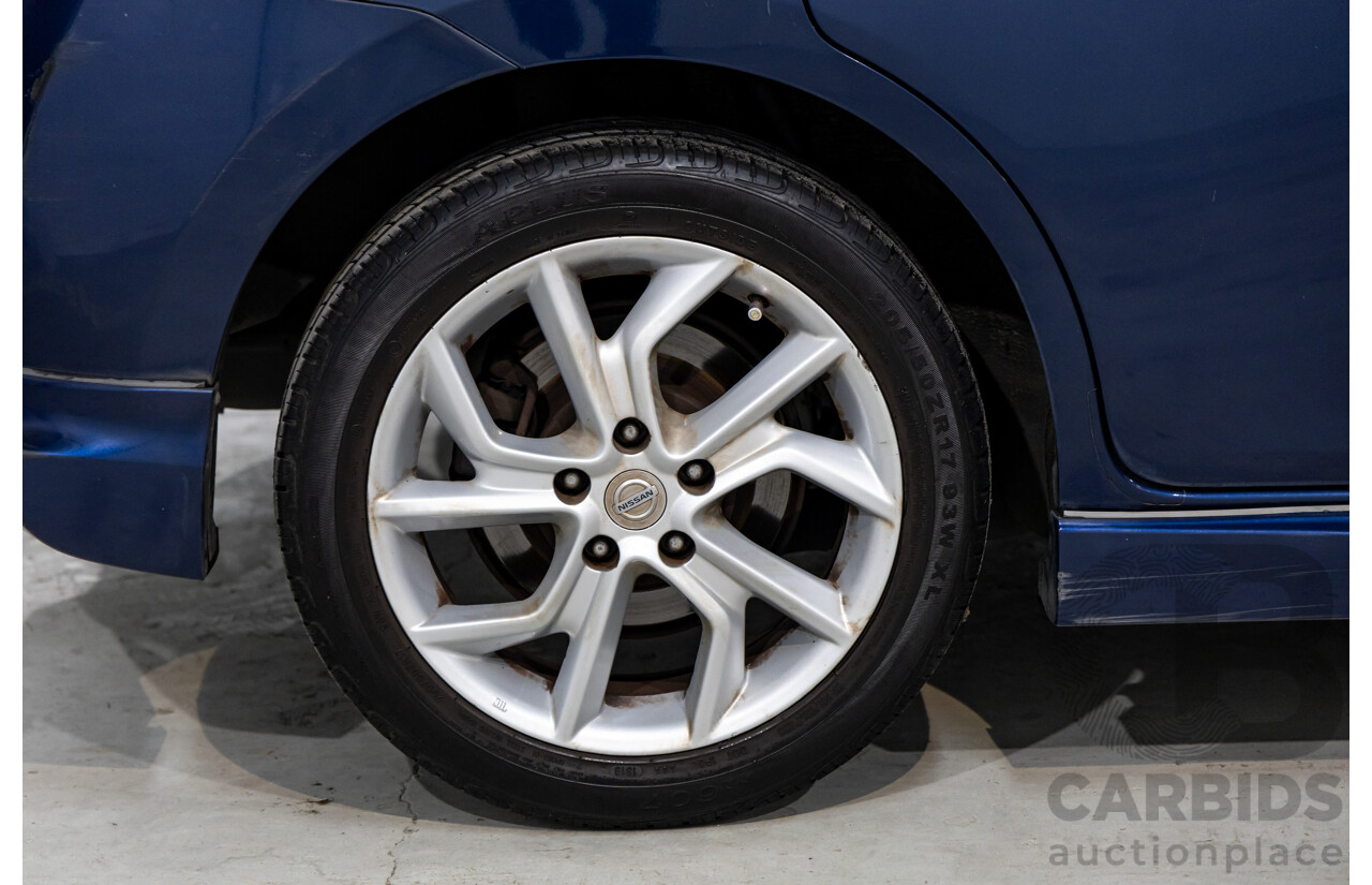 8/2015 Nissan Pulsar SSS C12 SERIES 2 5d Hatchback Deep Sapphire Metallic Turbo 1.6L
