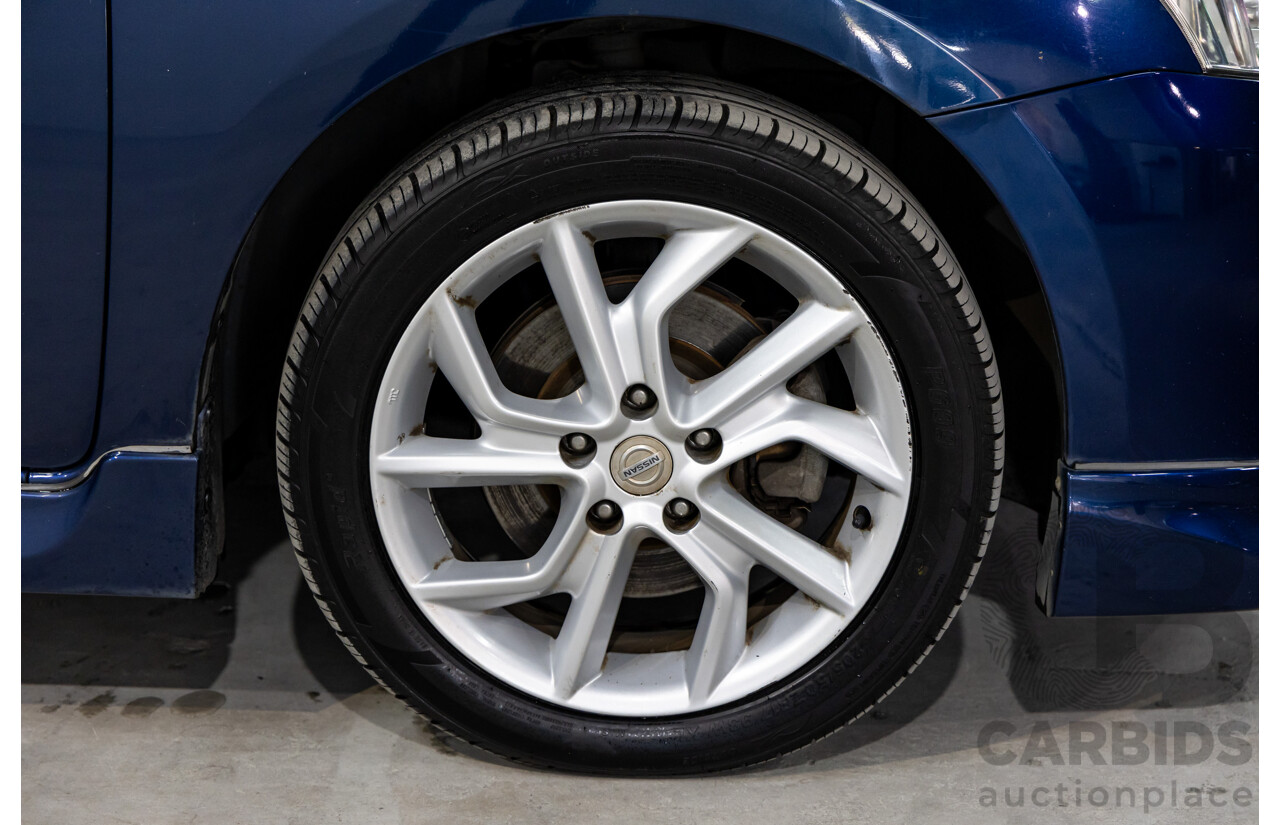 8/2015 Nissan Pulsar SSS C12 SERIES 2 5d Hatchback Deep Sapphire Metallic Turbo 1.6L