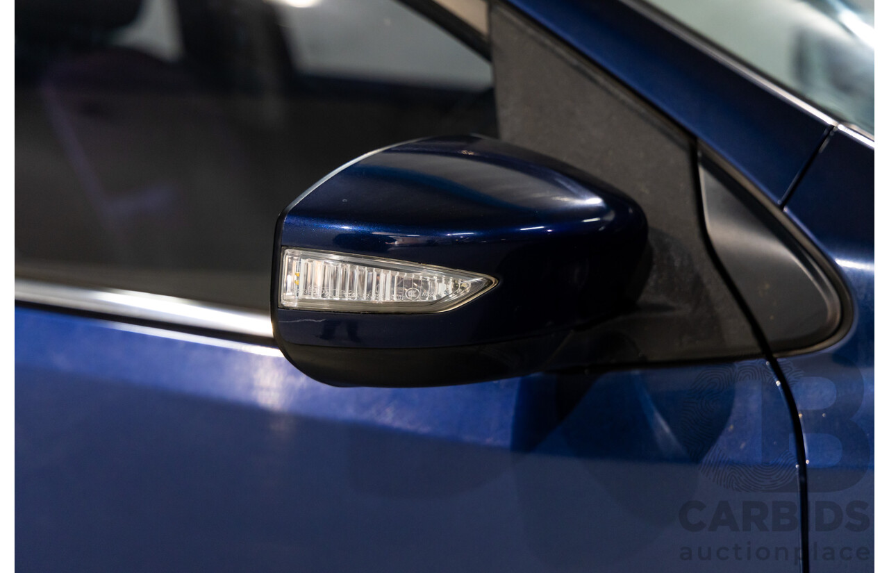 8/2015 Nissan Pulsar SSS C12 SERIES 2 5d Hatchback Deep Sapphire Metallic Turbo 1.6L
