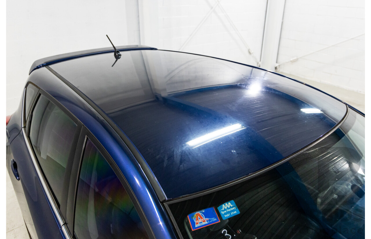 8/2015 Nissan Pulsar SSS C12 SERIES 2 5d Hatchback Deep Sapphire Metallic Turbo 1.6L