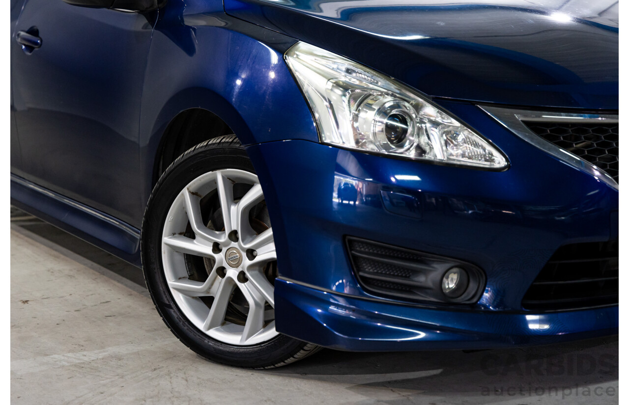 8/2015 Nissan Pulsar SSS C12 SERIES 2 5d Hatchback Deep Sapphire Metallic Turbo 1.6L