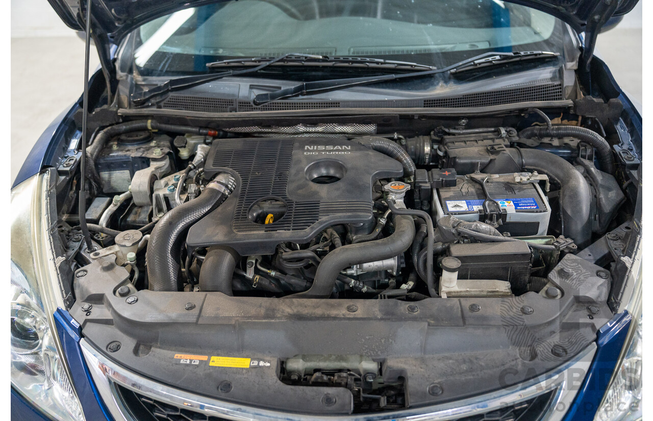 8/2015 Nissan Pulsar SSS C12 SERIES 2 5d Hatchback Deep Sapphire Metallic Turbo 1.6L