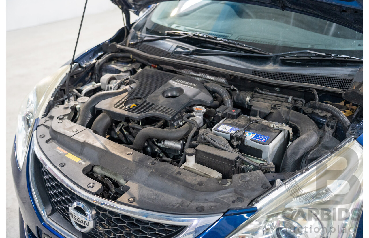 8/2015 Nissan Pulsar SSS C12 SERIES 2 5d Hatchback Deep Sapphire Metallic Turbo 1.6L