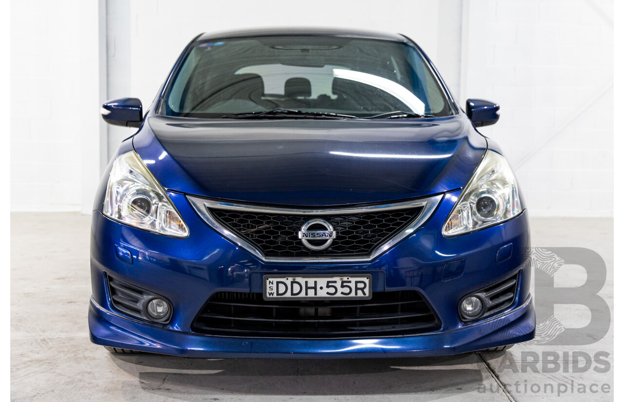 8/2015 Nissan Pulsar SSS C12 SERIES 2 5d Hatchback Deep Sapphire Metallic Turbo 1.6L