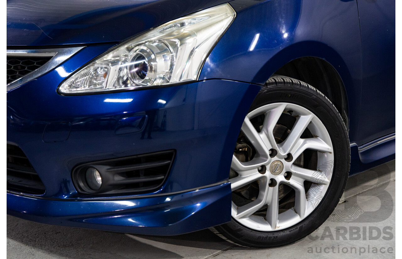8/2015 Nissan Pulsar SSS C12 SERIES 2 5d Hatchback Deep Sapphire Metallic Turbo 1.6L