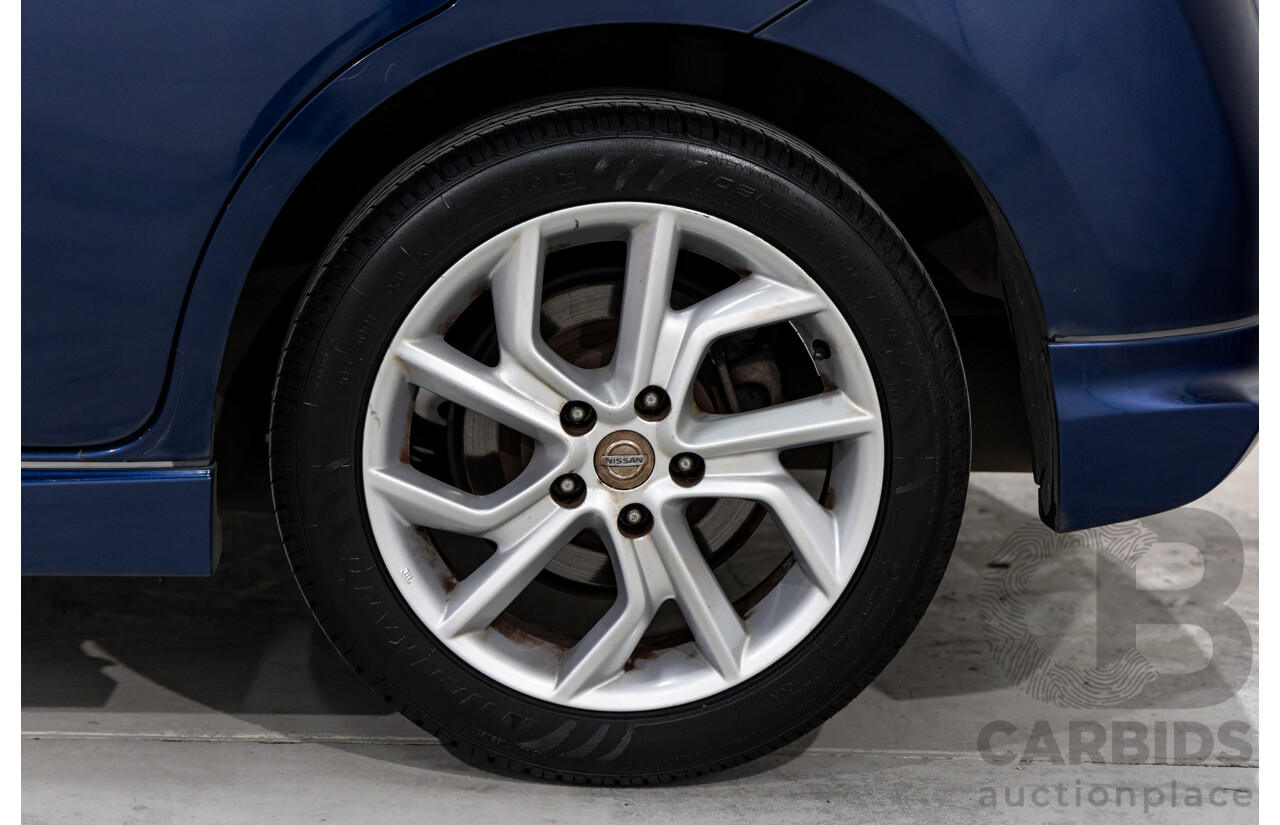 8/2015 Nissan Pulsar SSS C12 SERIES 2 5d Hatchback Deep Sapphire Metallic Turbo 1.6L