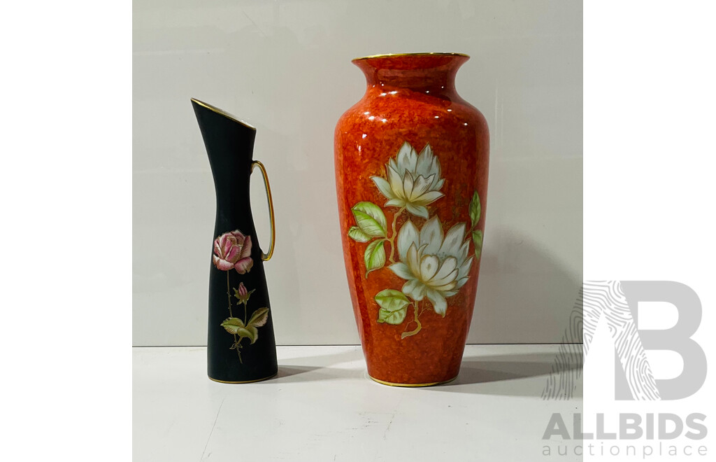 Collection of Ceramic Homeware Including Two Vases From Royal Porzellan KPM Bavaria