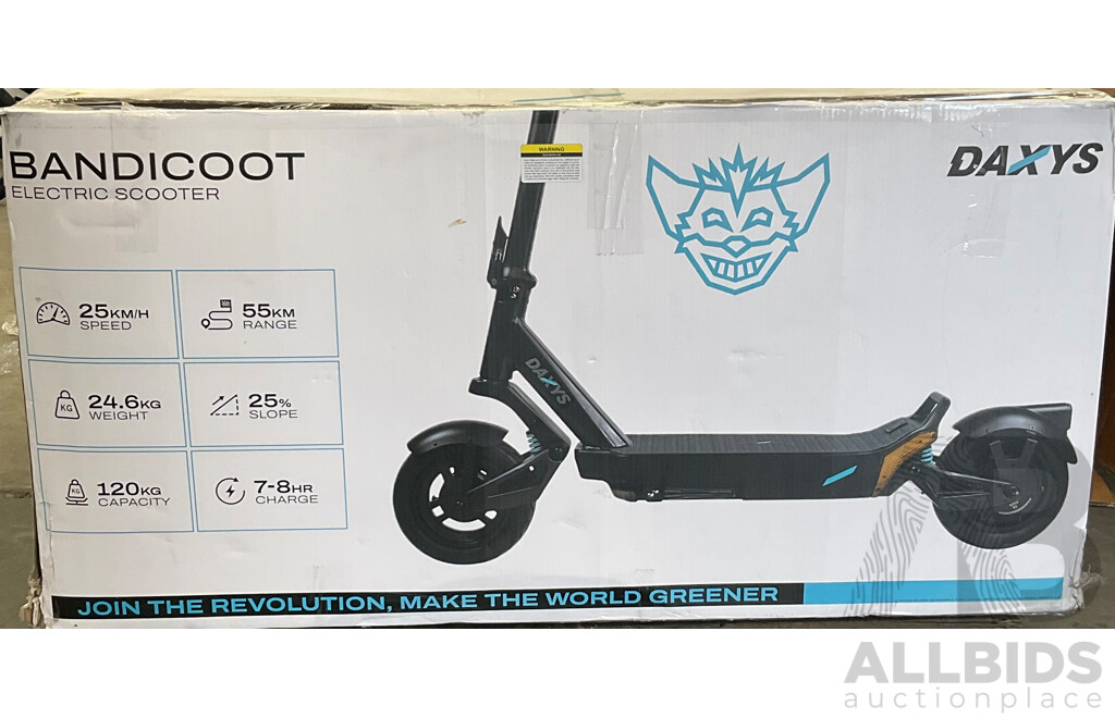 DAXYS Bandicoot L9P 48V Electric Scooter - ORP $1,999.00