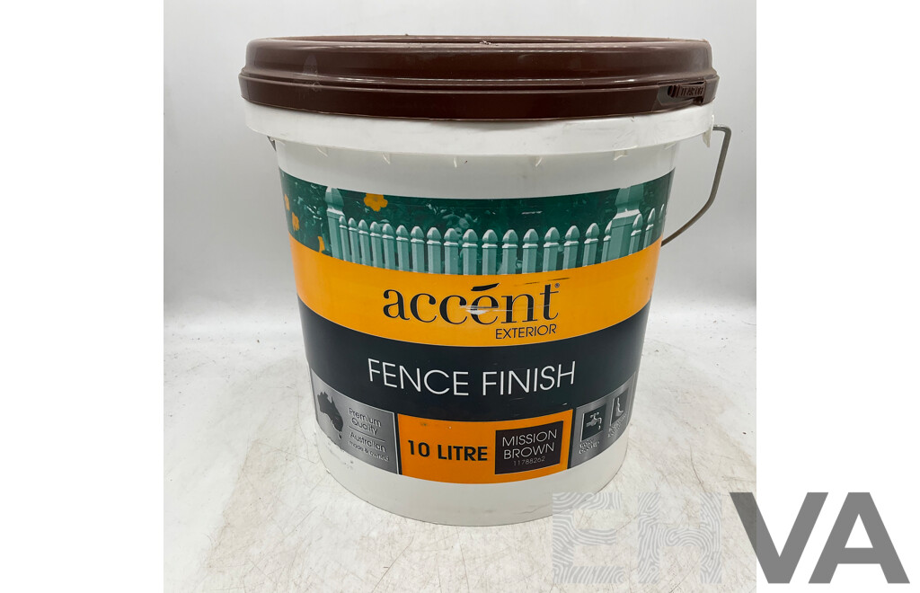 ACCENT Fence Finish Mission Brown 10L