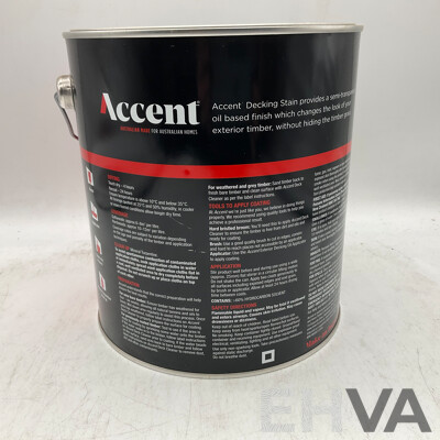 ACCENT Oil Based Decking Stain Merbau 4L