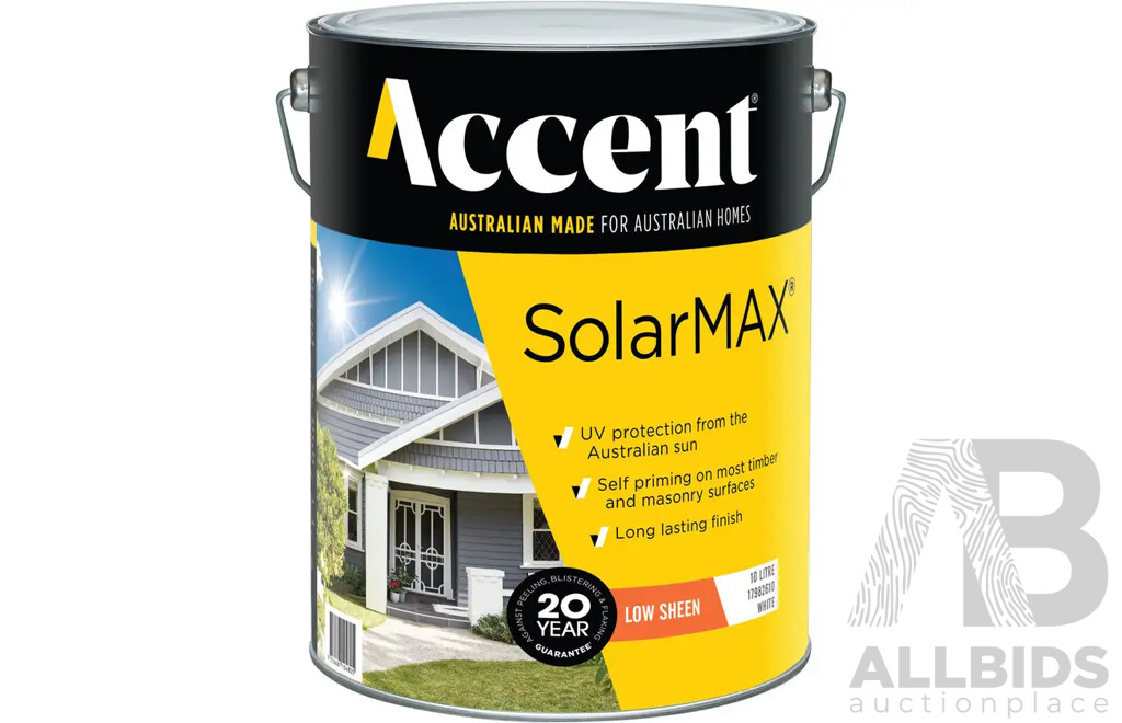 ACCENT SolarMAX Low Sheen White 10L