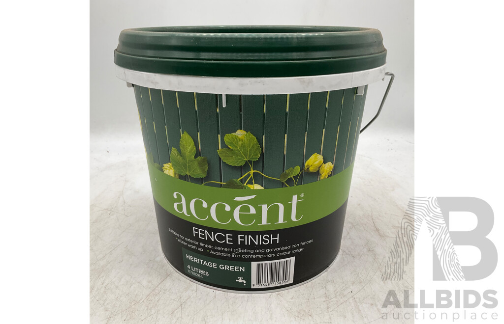 ACCENT Fence Finish Heritage Green 4L