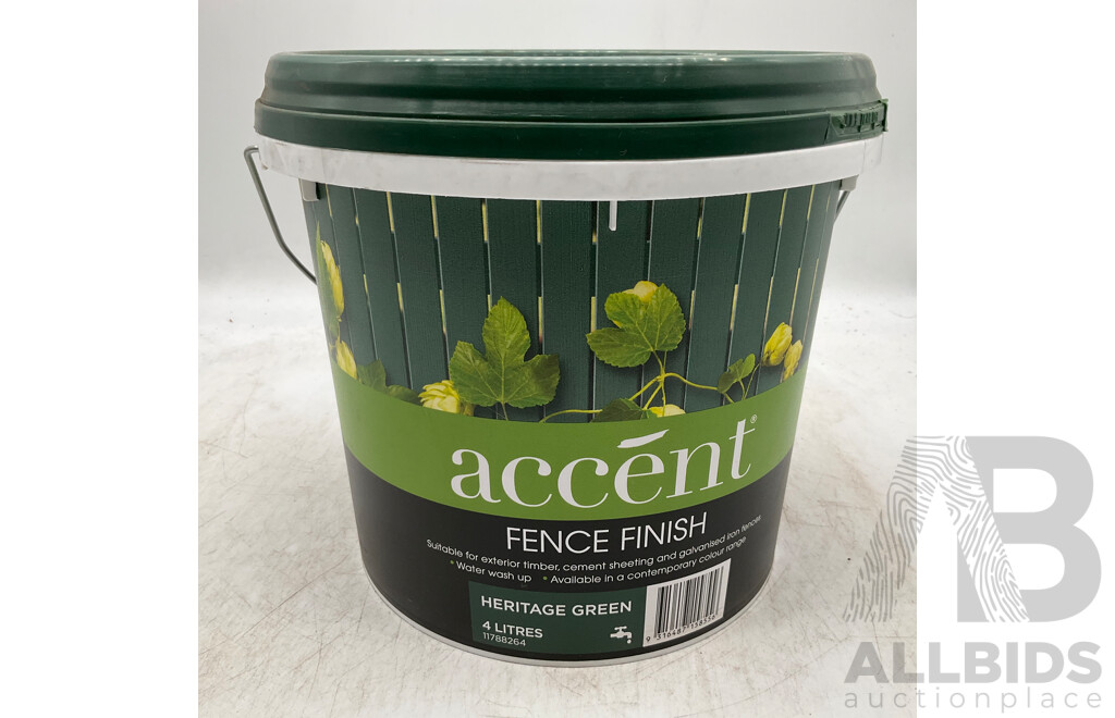 ACCENT Fence Finish Heritage Green 4L