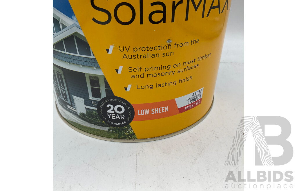 ACCENT SolarMAX Low Sheen Bright Red 4L