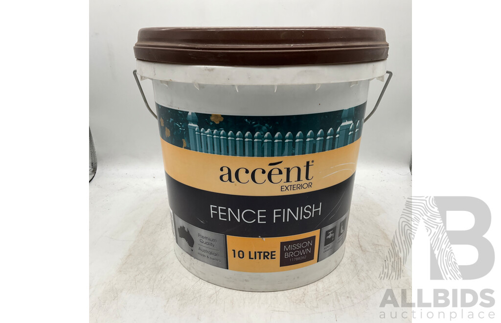 ACCENT Fence Finish Mission Brown 10L