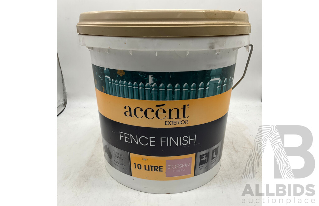 ACCENT Fence Finish Doeskin 10L