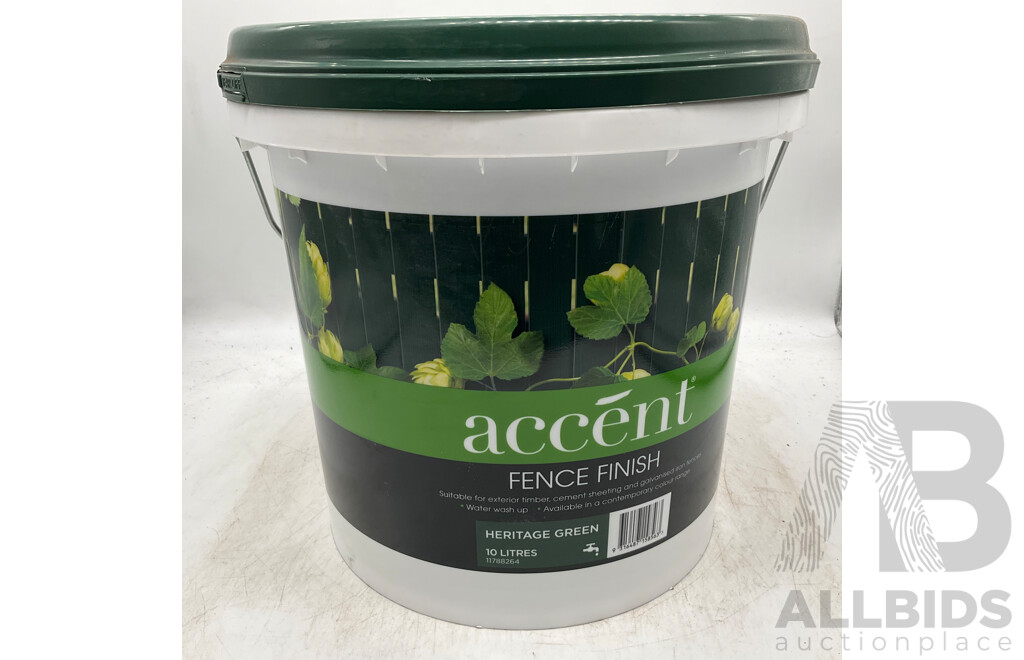 ACCENT Fence Finish Heritage Green 10L