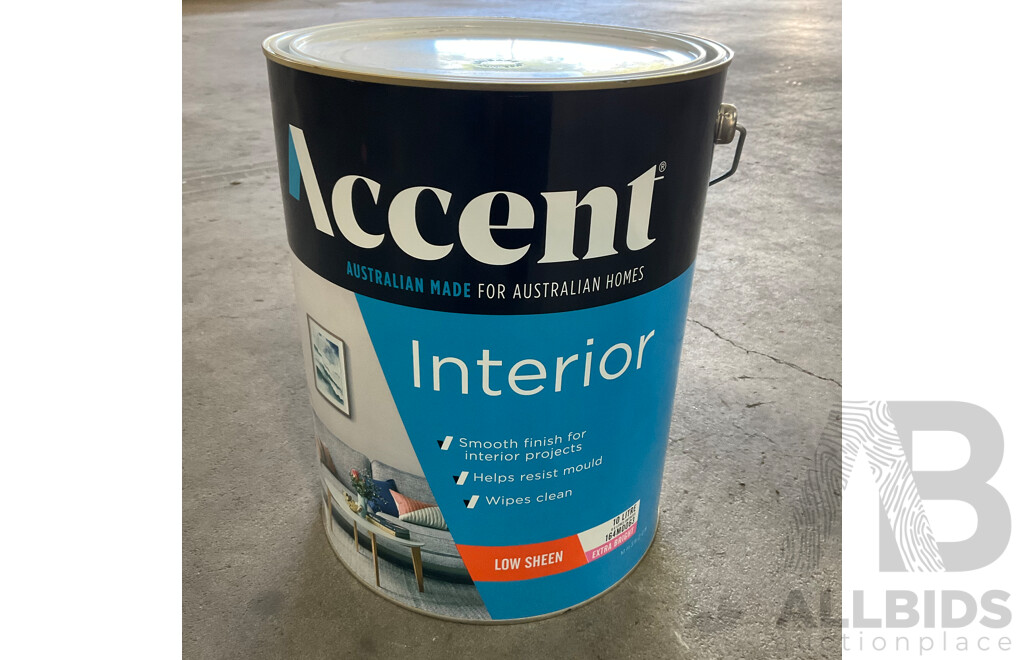 ACCENT Interior Low Sheen Extra Bright 10L