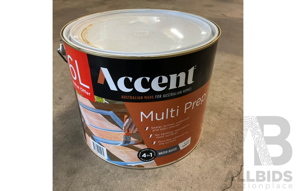 ACCENT Water Based Multi Prep 6L