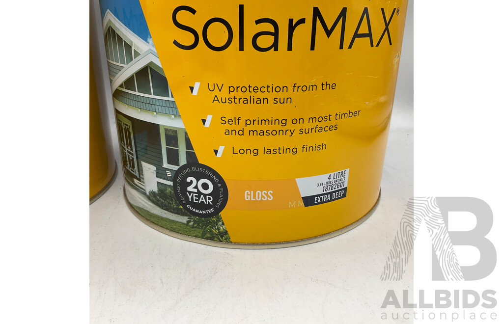 ACCENT SolarMAX Gloss Extra Deep 4L - Lot of 2